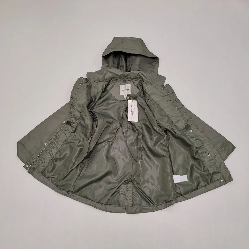 Urban Republic Girls Detachable Hoodie Rain Coat